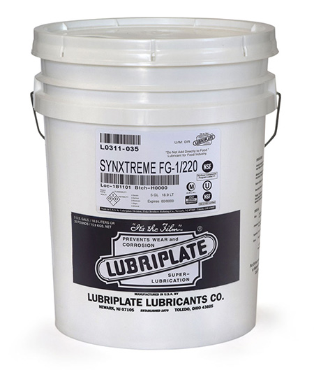 LUBRIPLATE SYNXTREME FG-1/220 SYNTHETIC FOOD GRADE GREASE L0311-035 (35 Lb Pail)